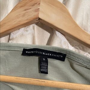 White House Black Market Sage Blouse